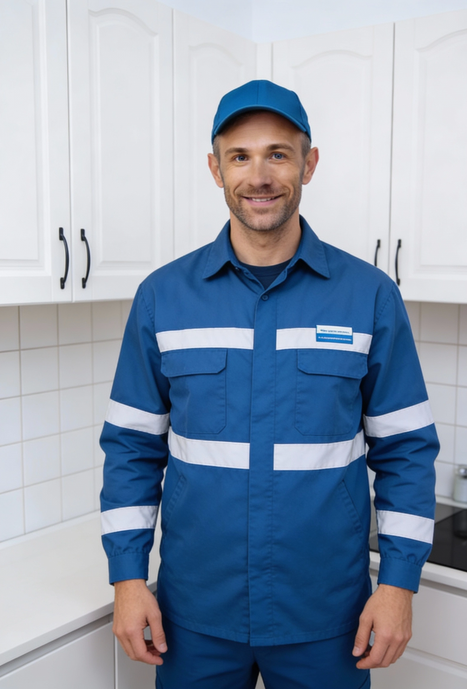 Detailed cabinet hardware installation by Dallas Cabinets KB specialist