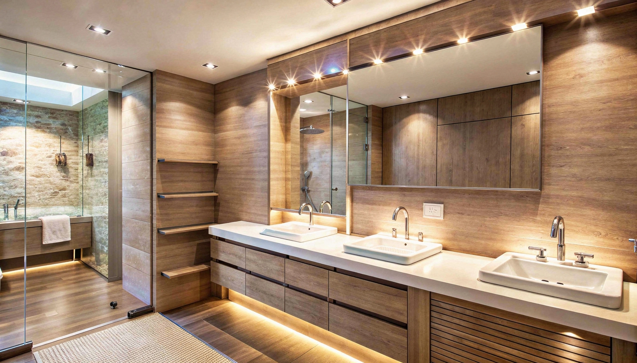 Custom corner cabinet solution by Dallas Cabinets KB